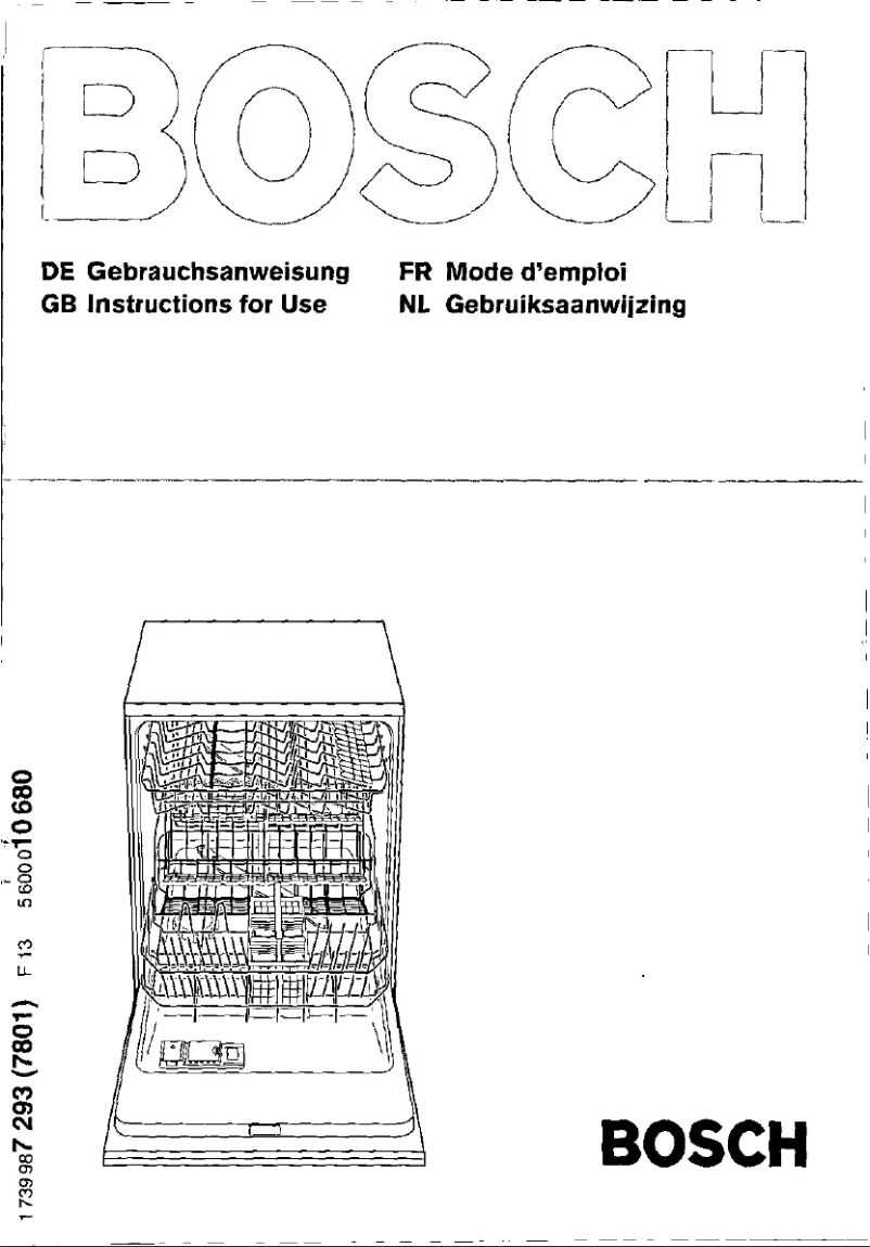 Page 1 of the manual User Manual Bosch Office SGG3305EU