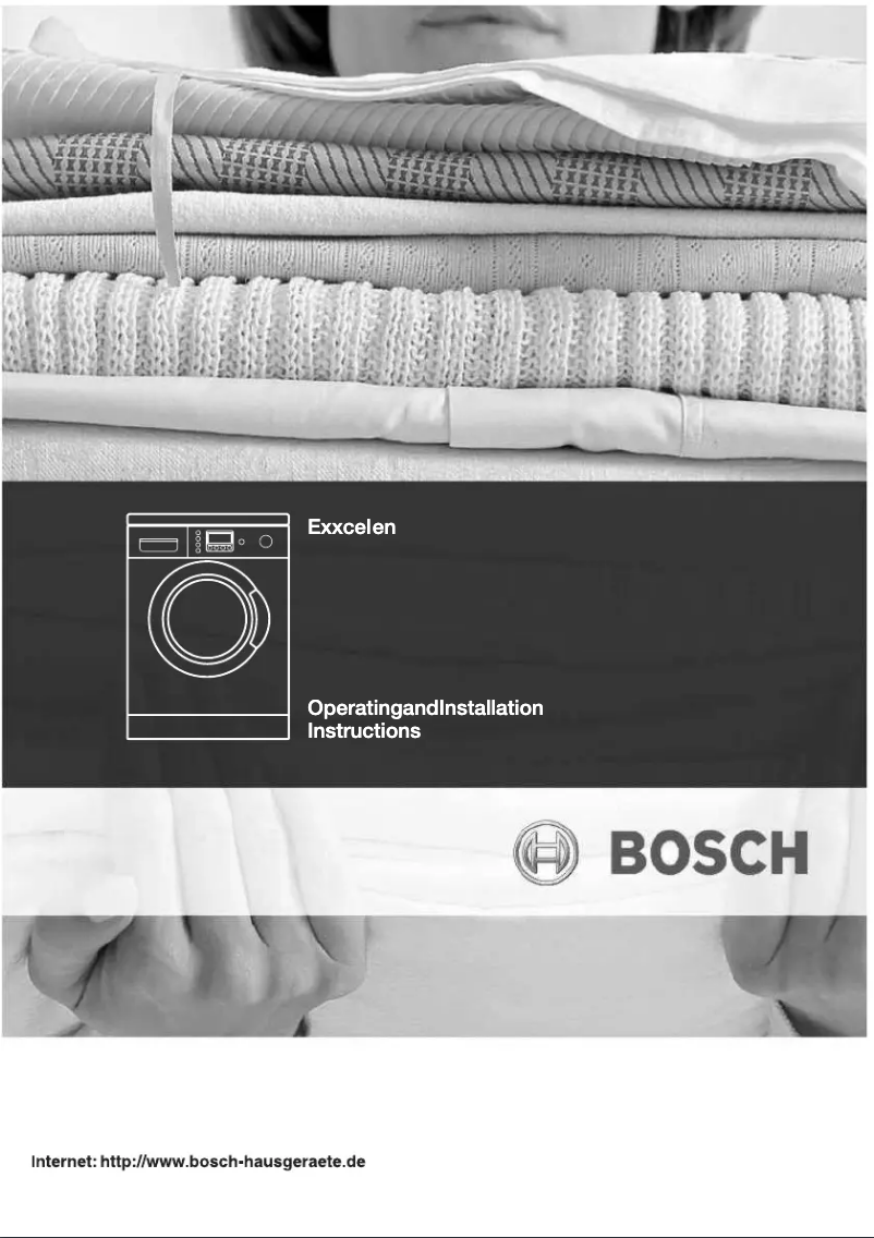Page 1 de la notice Manuel utilisateur Bosch WVD2452BGB