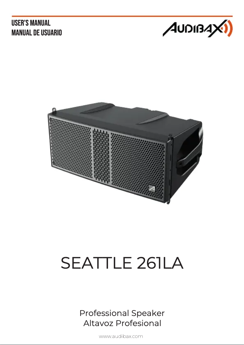 Page n°1 - Manuel utilisateur Audibax Seattle 261LA