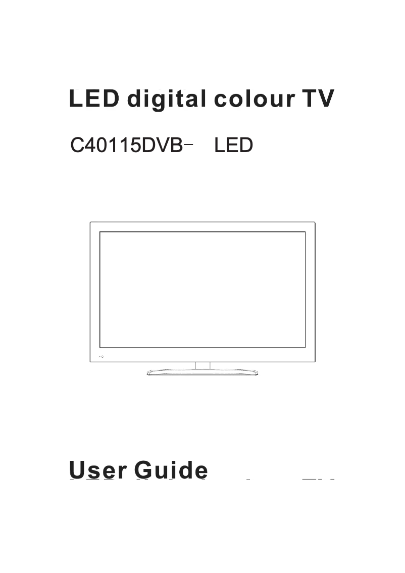 Page n°1 - Manuel utilisateur Cello C40115DVB