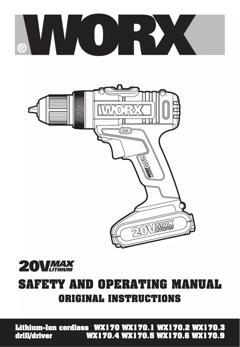 Imagen de la primera página del manual del dispositivo WX170.1