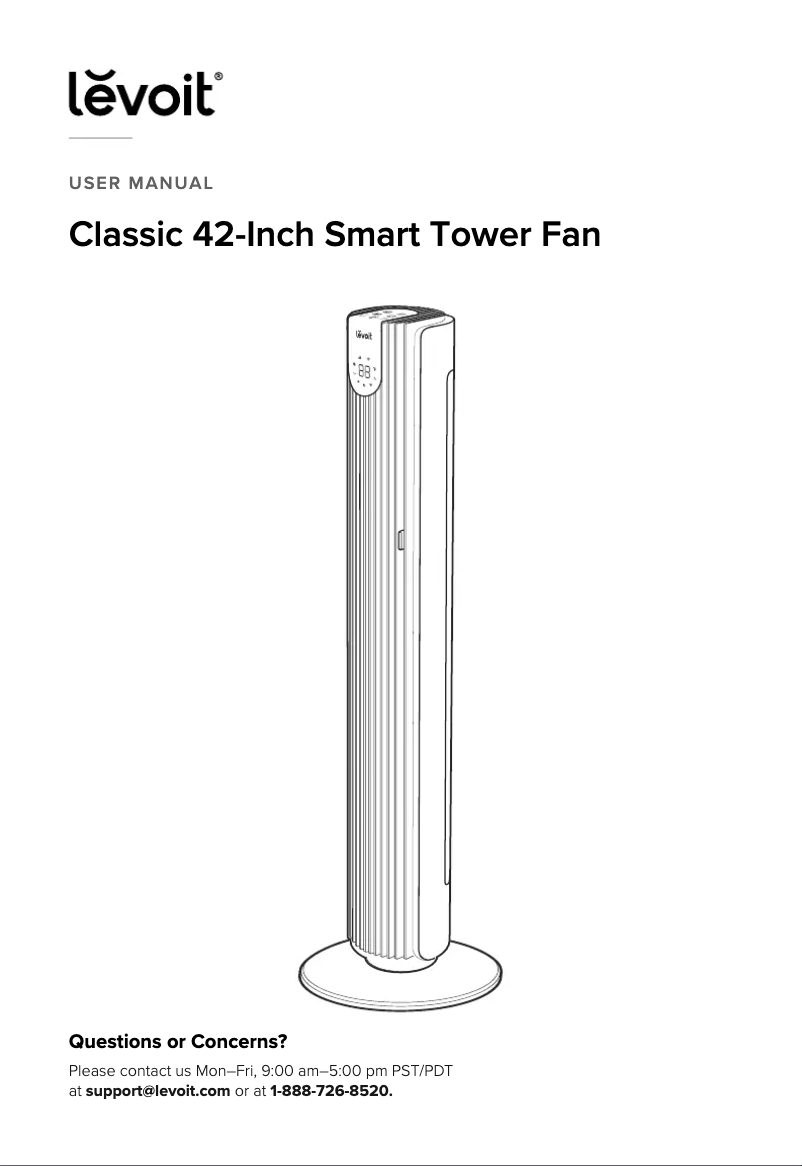 Image de la première page du manuel de l'appareil Classic 42-Inch