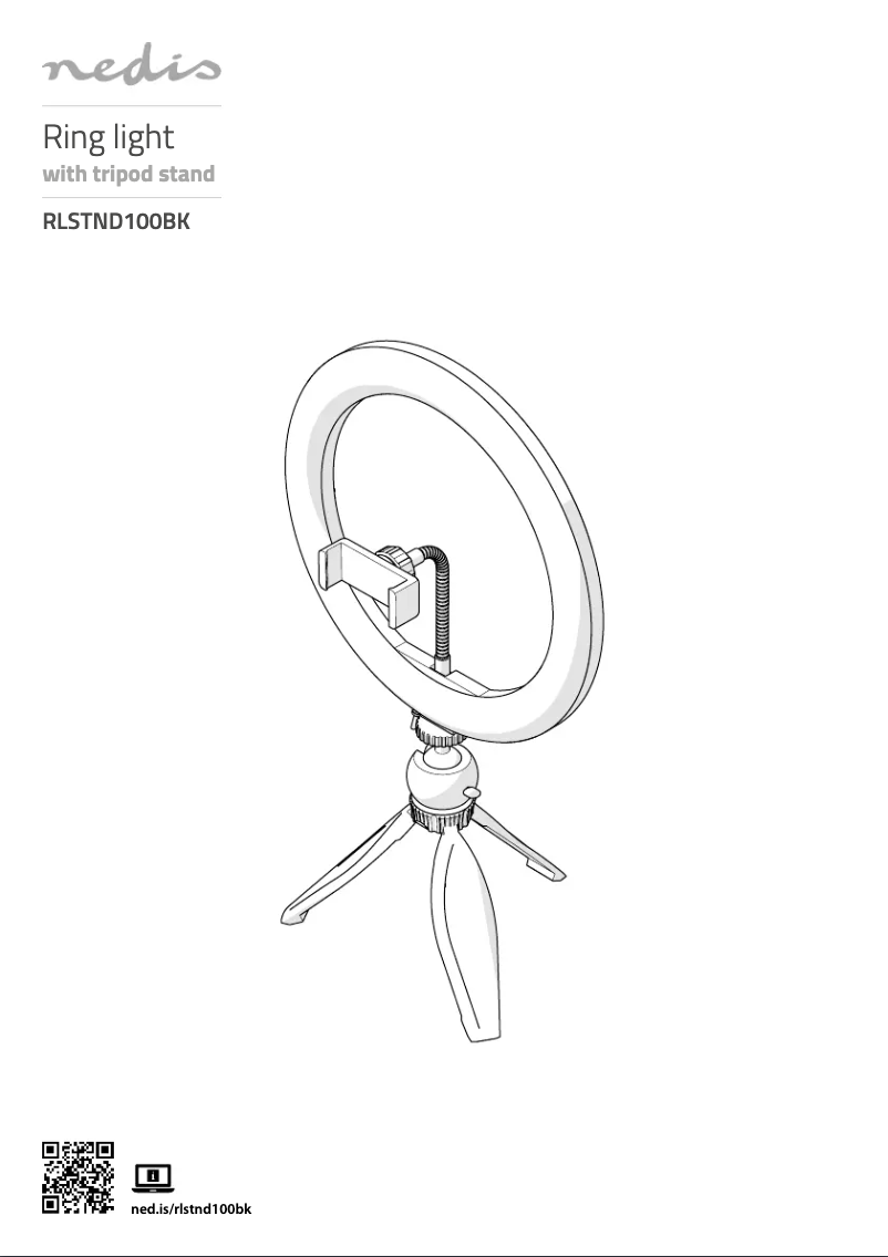 Page 1 de la notice Manuel utilisateur Nedis RLSTND100BK