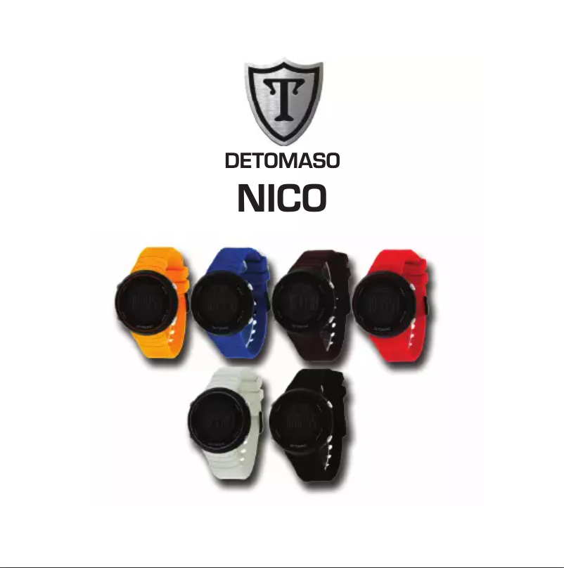 Page n°1 - Manuel utilisateur Detomaso Nico