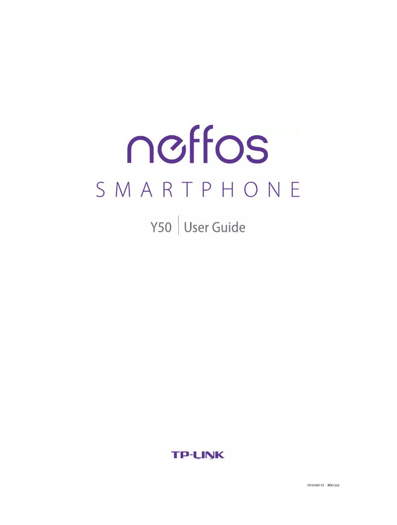 Page 1 de la notice Manuel utilisateur TP-Link Neffos Y50