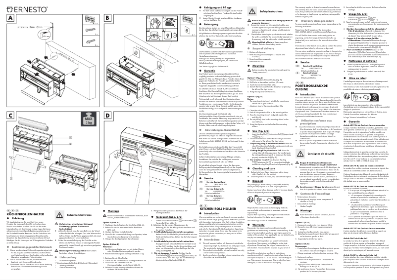 Page n°1 - Manuel utilisateur Ernesto HG09734