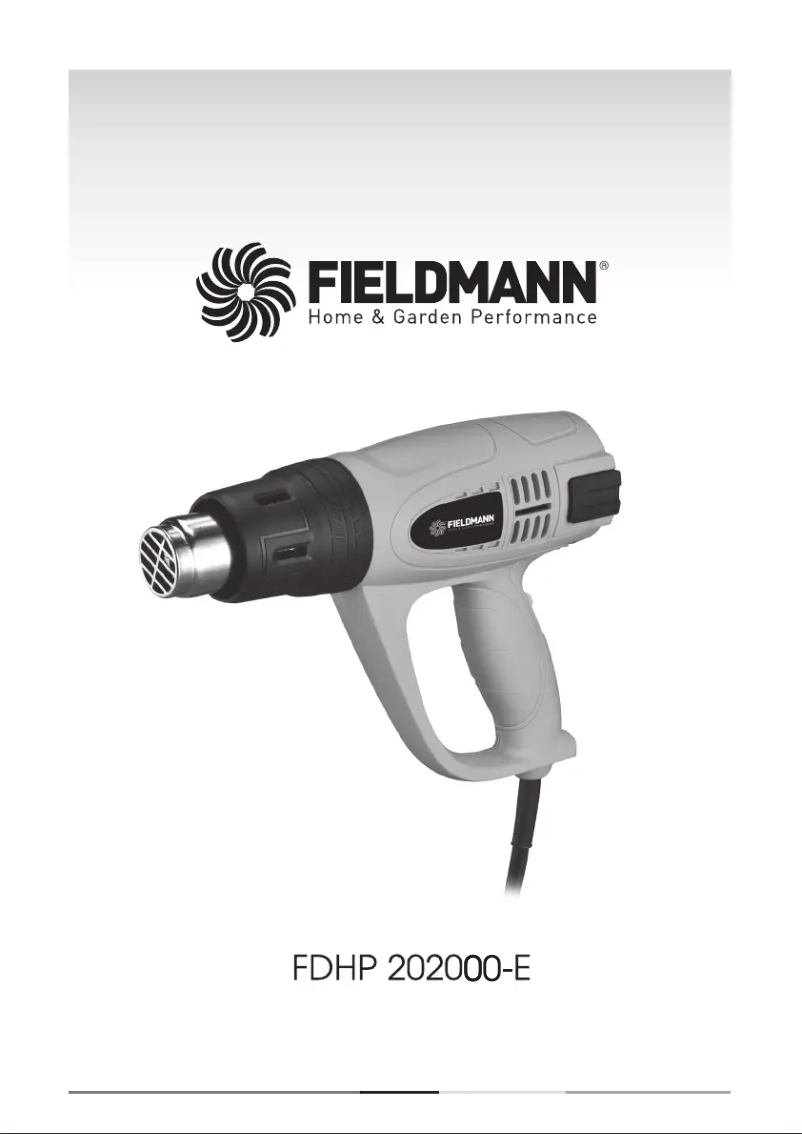 Page n°1 - Manuel utilisateur Fieldmann FDHP 202000-E