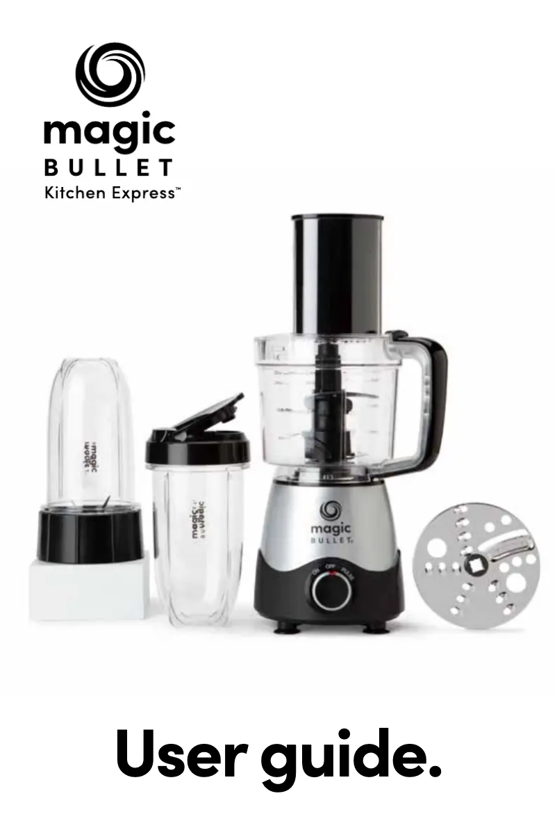 Page n°1 - Manuel utilisateur NutriBullet Kitchen Express