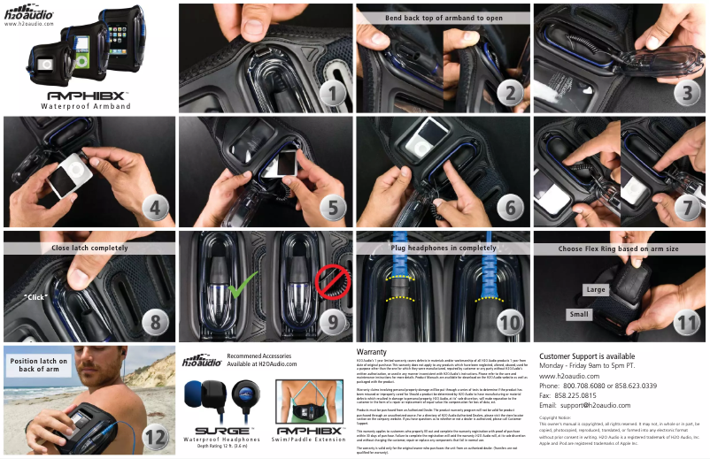 First page image of the manual for Amphibx WA2-5A1