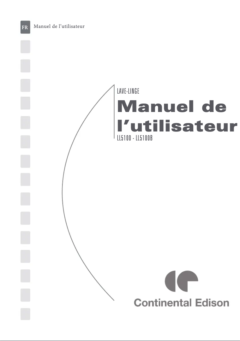 Image de la première page du manuel de l'appareil LL5100