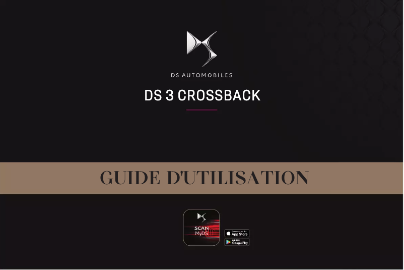 Page 1 de la notice Manuel utilisateur DS 3 (2020)