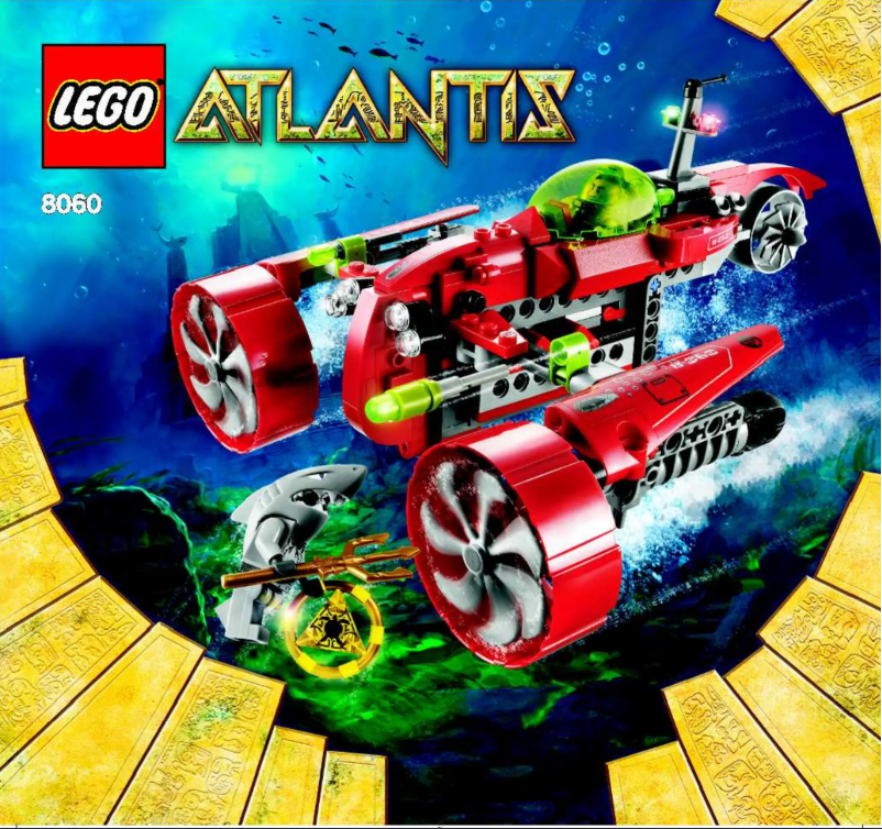 Page 1 de la notice Manuel utilisateur Lego Typhoon Turbo Sub