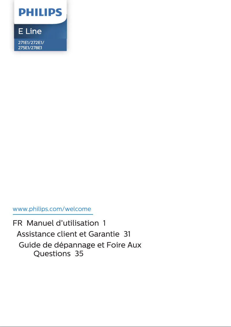 Image de la première page du manuel de l'appareil 275E1S