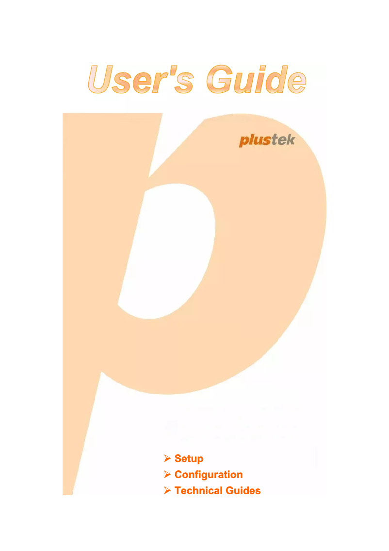 Page 1 de la notice Manuel utilisateur Plustek nDVR540