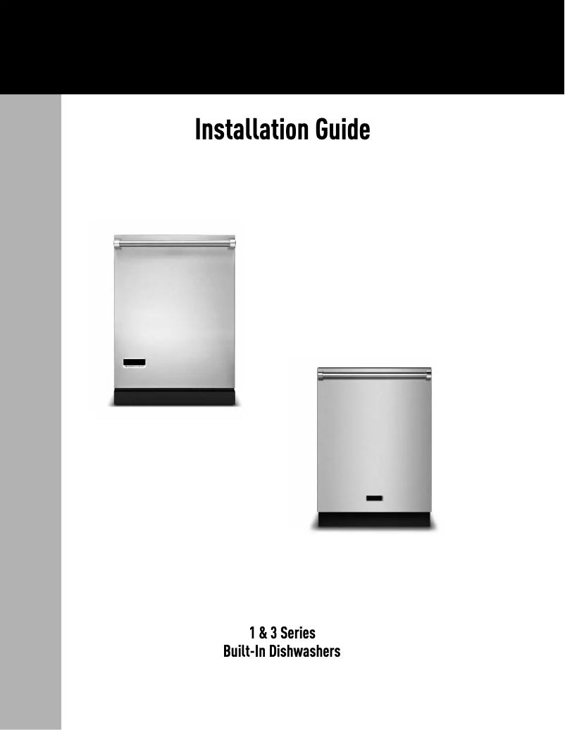 Page 1 de la notice Guide d'installation Viking FDW103WS