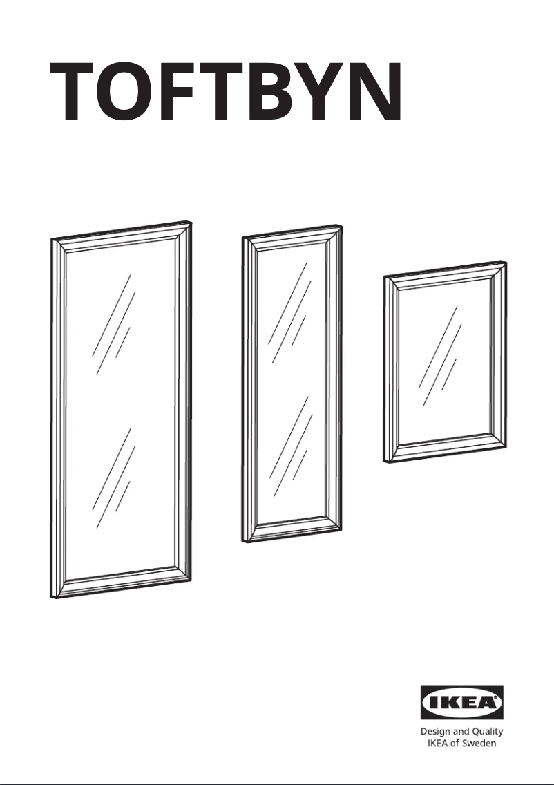 Imagen de la primera página del manual del dispositivo TOFTBYN 904.856.39