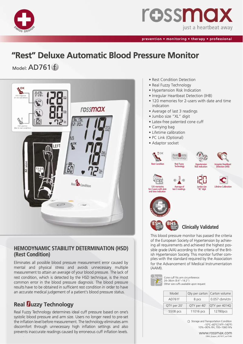 Image de la première page du manuel de l'appareil AD761f