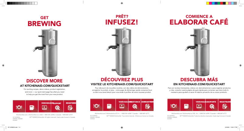 Page 1 de la notice Manuel utilisateur KitchenAid KESMK5ER