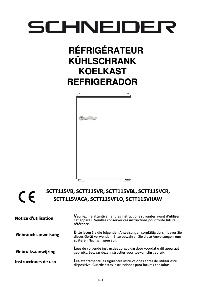 Página 1 del manual Manual de usuario Schneider SCTT115VFLO