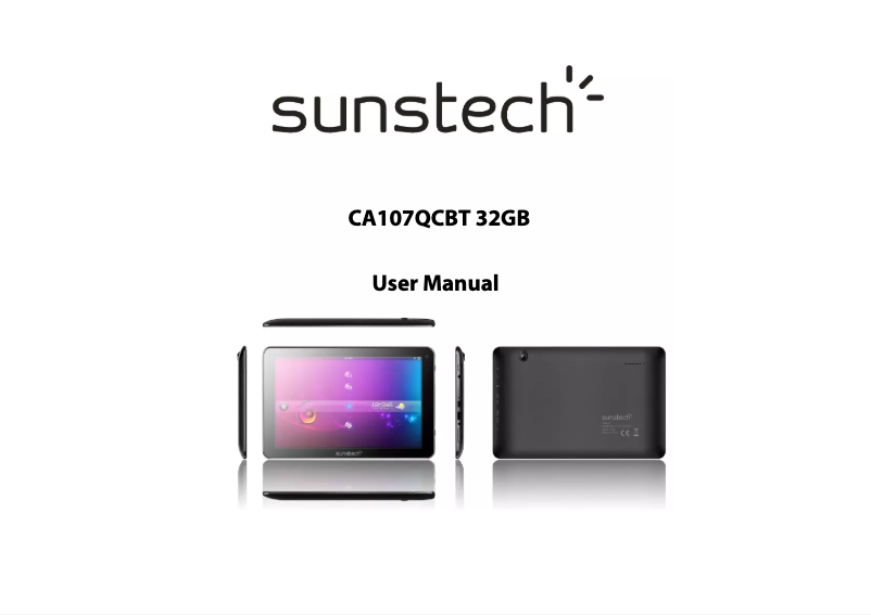 Página 1 del manual Manual de usuario Sunstech CA107QCBT