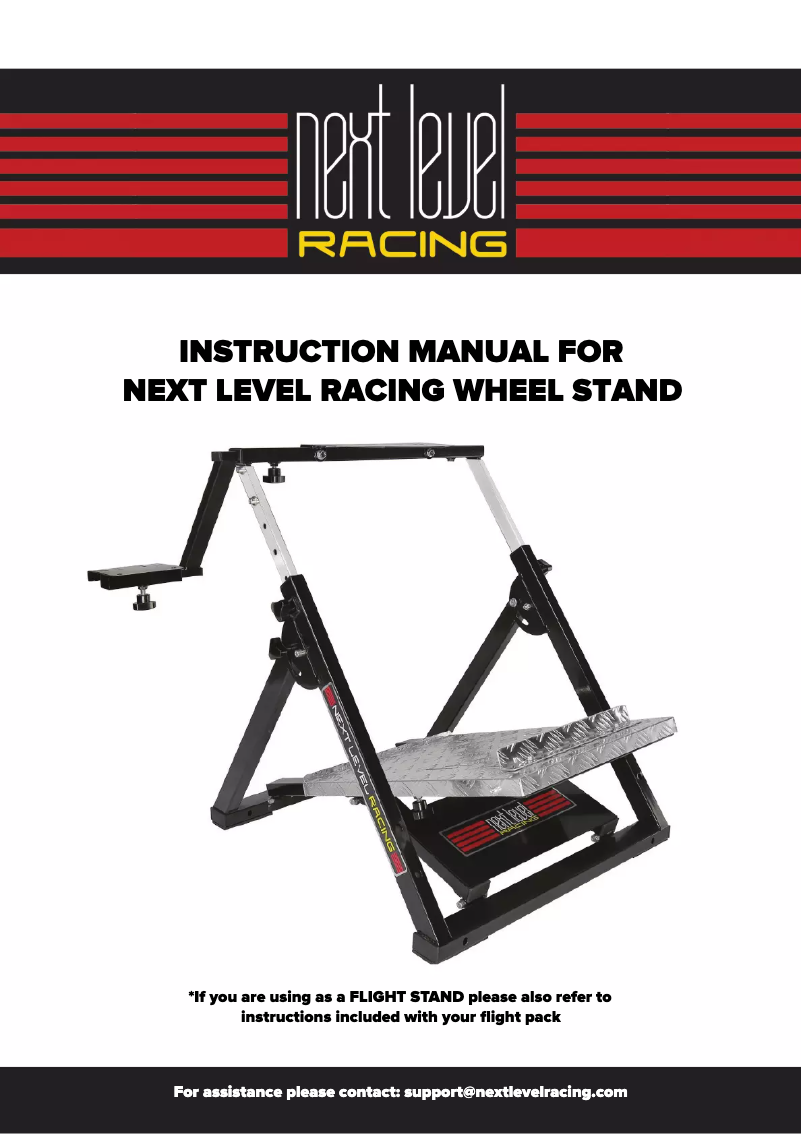 Page 1 de la notice Guide d'installation Next Level Racing NLR-S002