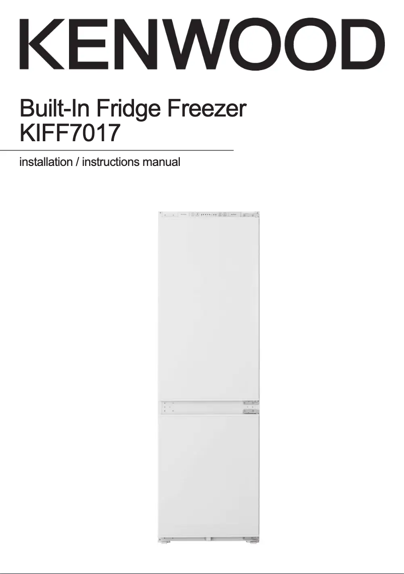 Image de la première page du manuel de l'appareil KIFF7017