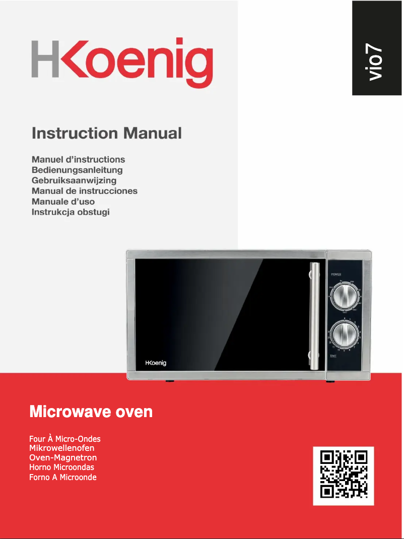 Página 1 del manual Manual de usuario H.Koenig VIO7