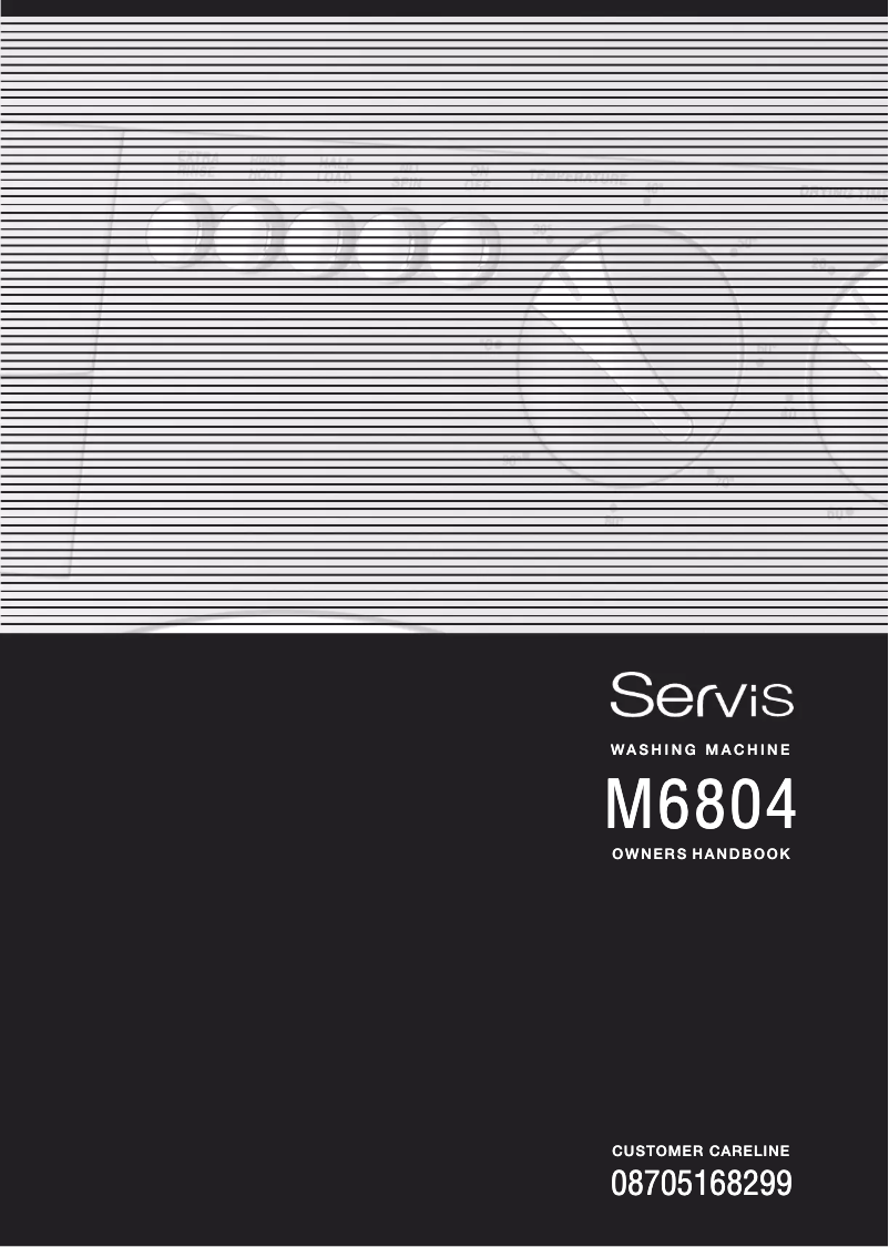 Page n°1 - Manuel utilisateur Servis M6804W