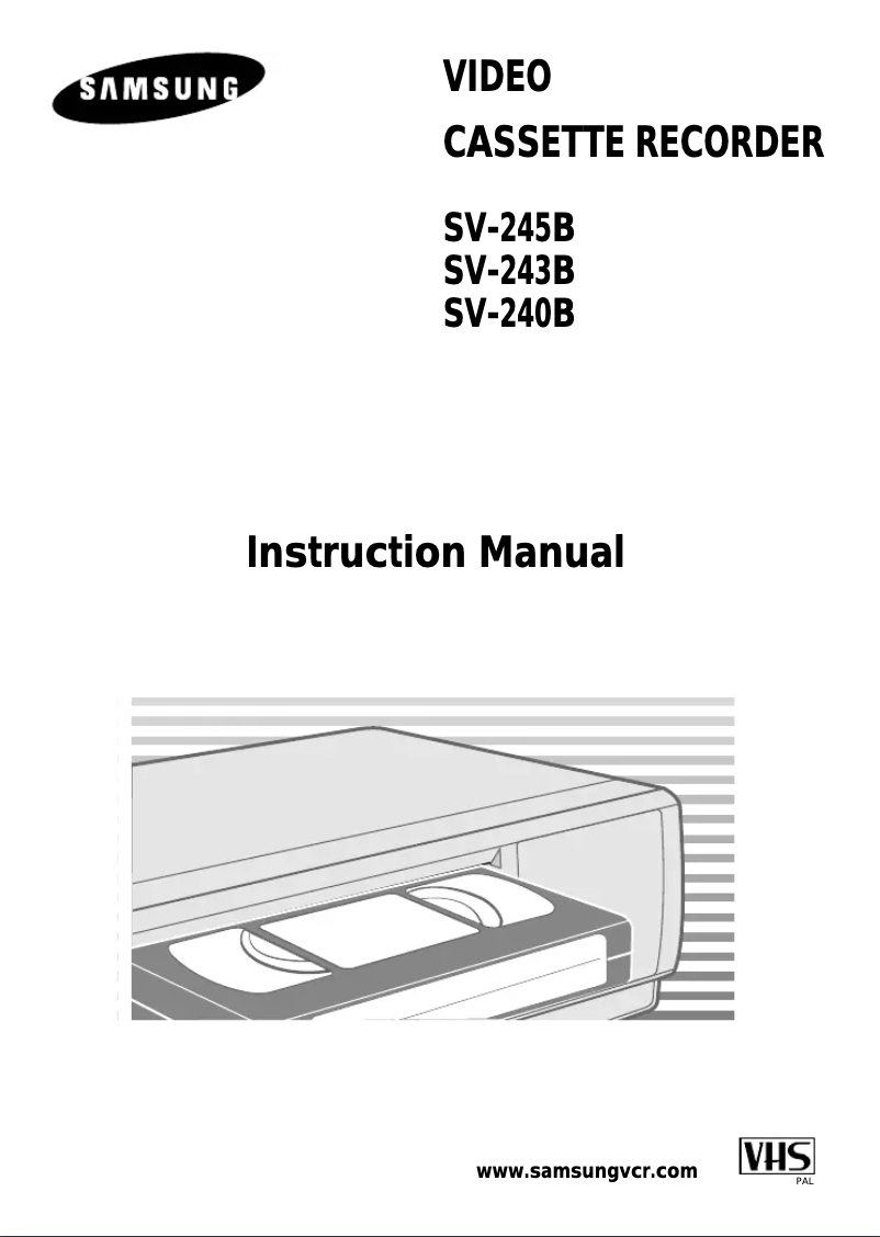 Page n°1 - Manuel utilisateur Samsung SV-245B
