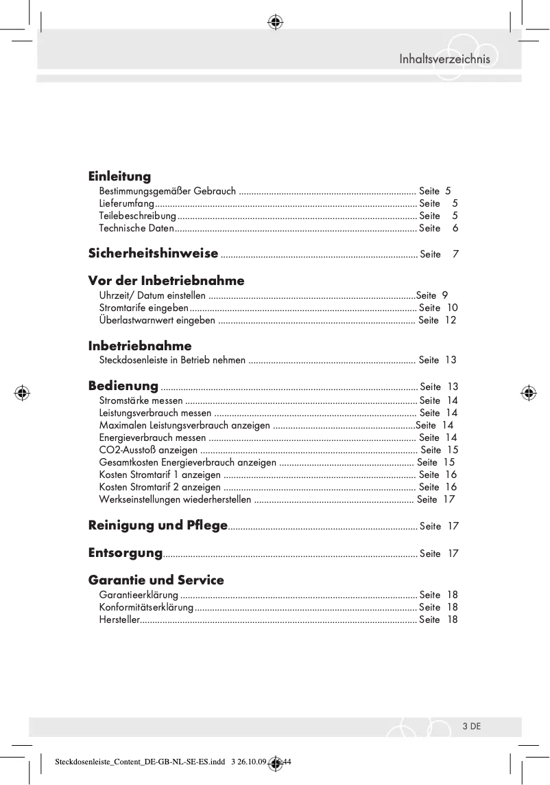 Page 1 de la notice Manuel utilisateur Brennenstuhl EM 235