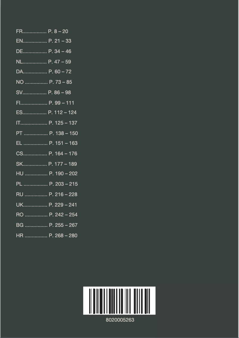 Page 1 de la notice Manuel utilisateur Krups Intuition Preference EA872