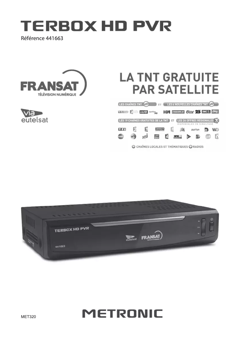 Page n°1 - Manuel utilisateur Metronic Terbox 441663