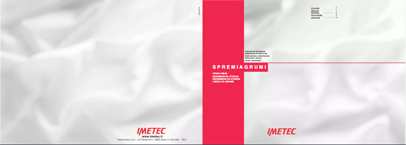 Page n°1 - Manuel utilisateur Imetec Dolcevita CP4