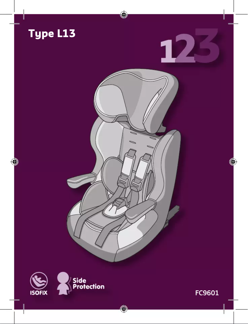 Image de la première page du manuel de l'appareil Ferrari I-Max SP Isofix