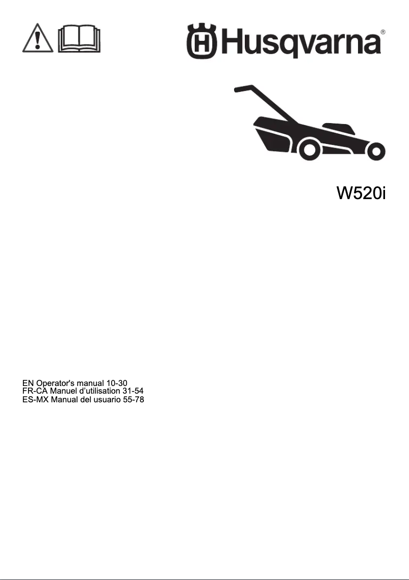 Image de la première page du manuel de l'appareil W520i