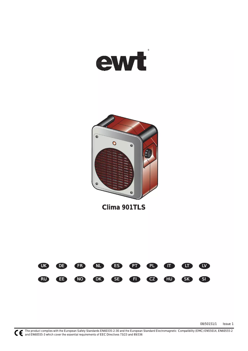 Página 1 del manual Manual de usuario EWT Clima 901 TLS