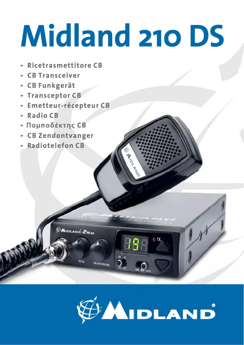 Page n°1 - Manuel utilisateur Midland 210 DS