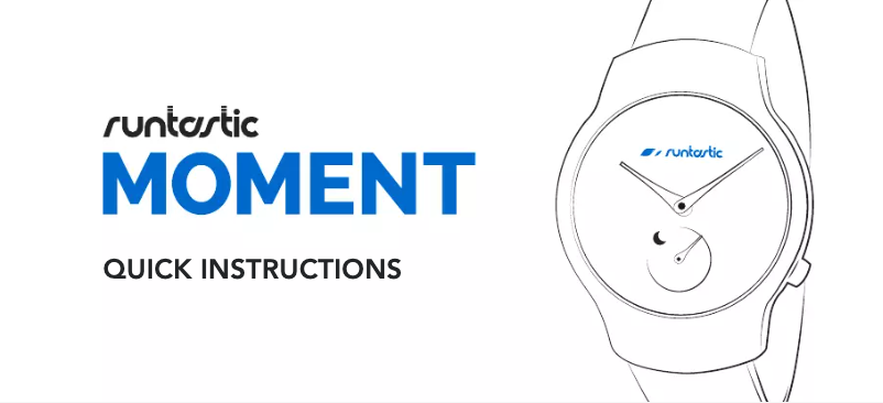 Page n°1 - Manuel utilisateur Runtastic Moment Basic