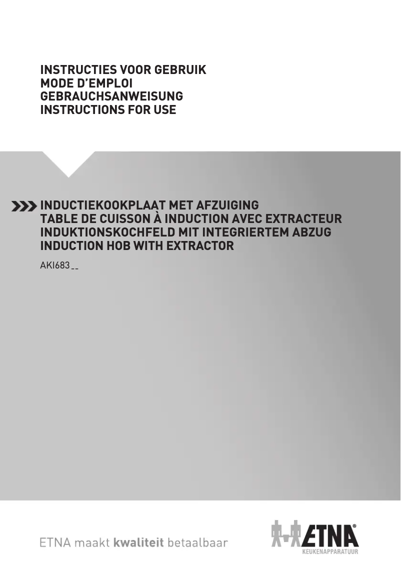 Page n°1 - Manuel utilisateur Etna HF3007