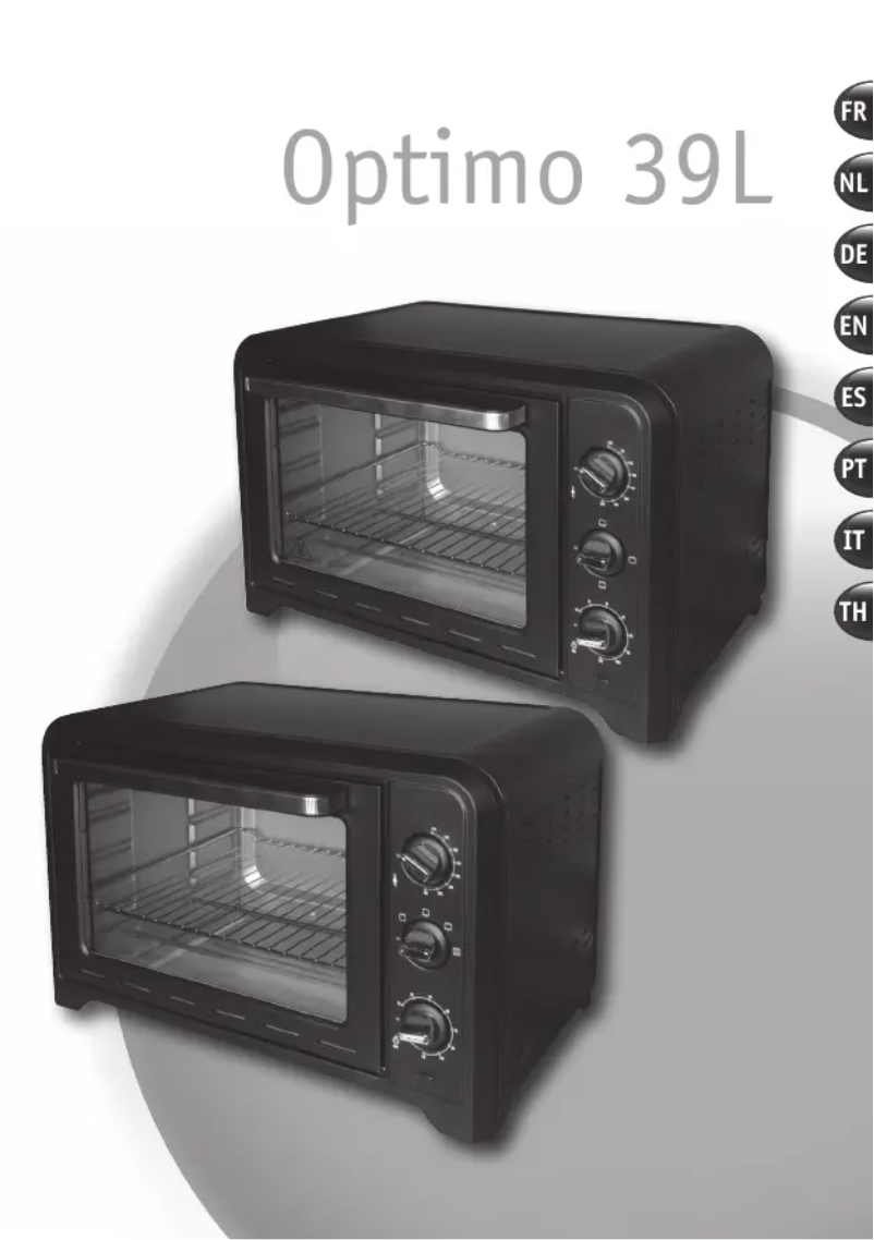 Page n°1 - Manuel utilisateur Tefal Optimo 39 L OF4848
