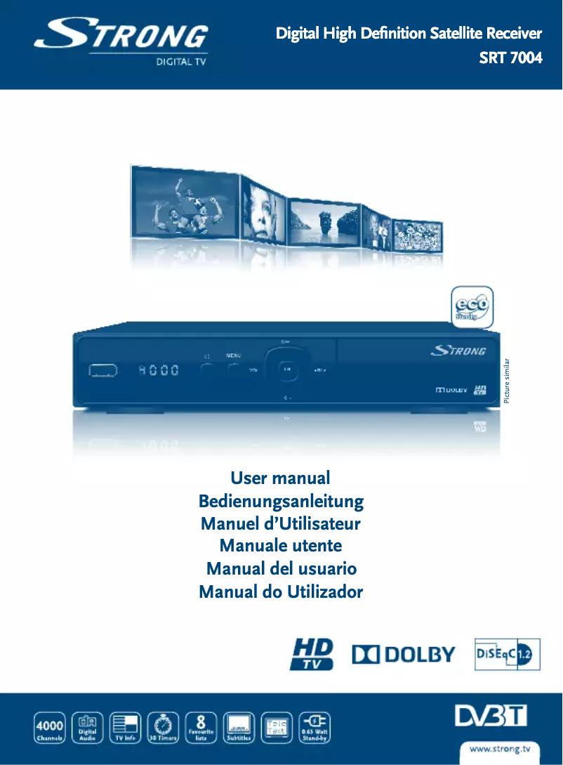Page n°1 - Manuel utilisateur Strong SRT 7004
