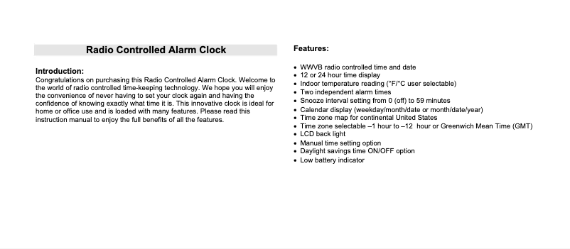Page n°1 - Manuel utilisateur La Crosse Technology WT-2150B