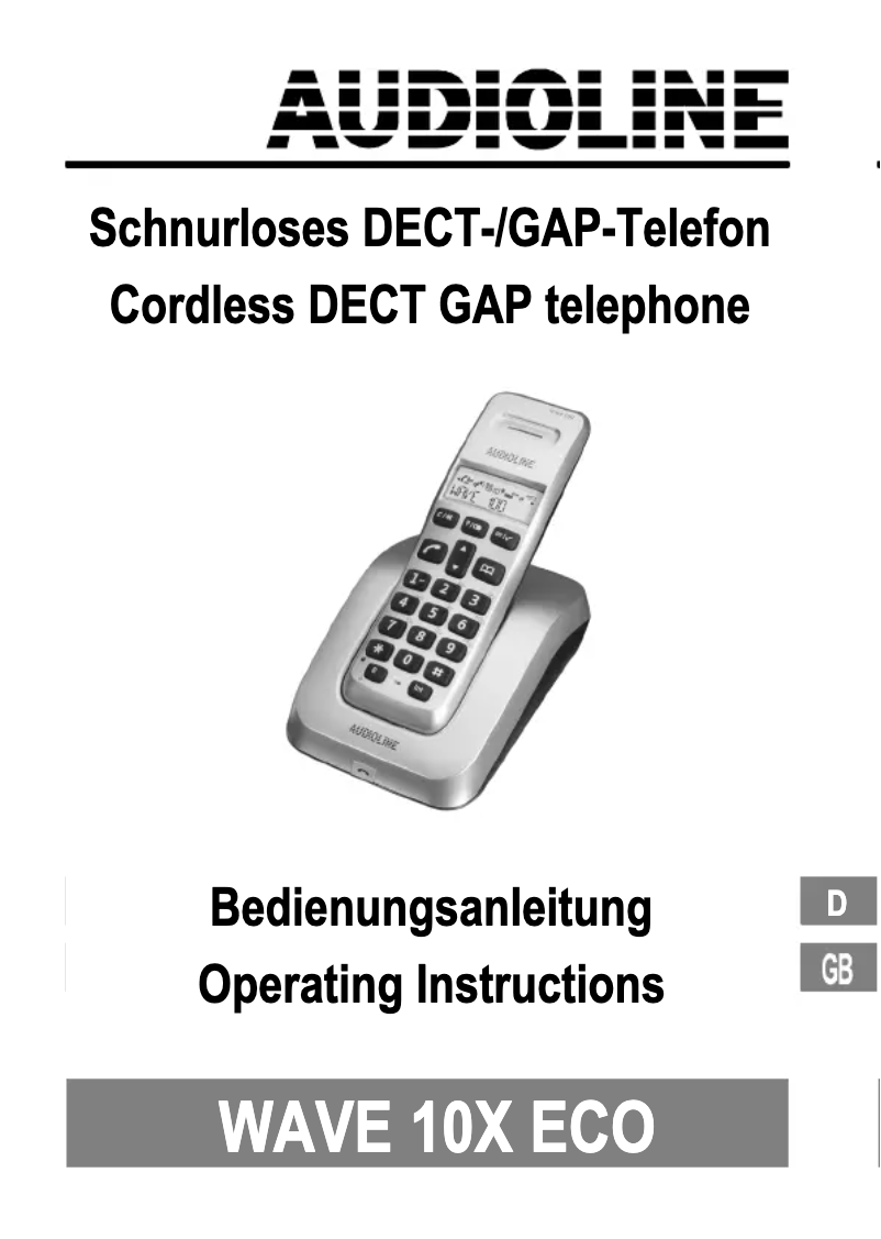 Imagen de la primera página del manual del dispositivo Wave 10X ECO