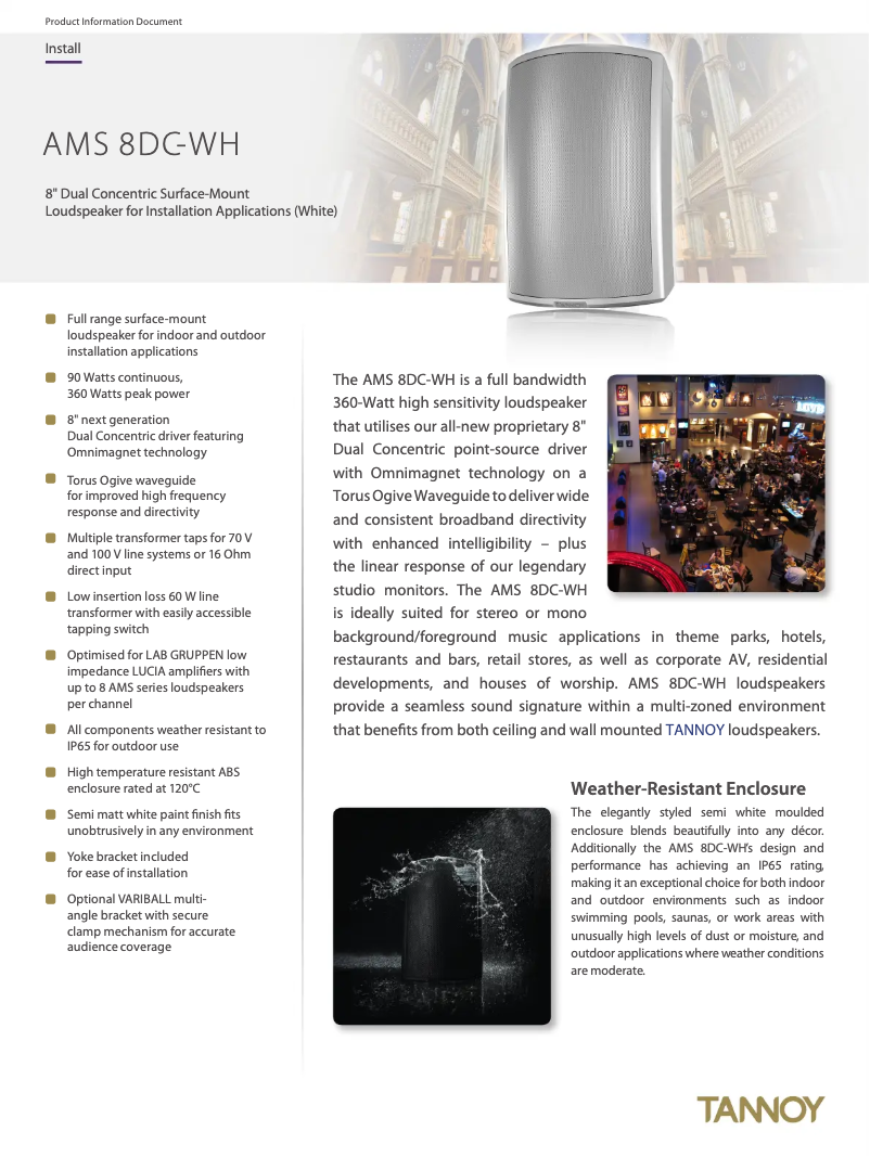 Image de la première page du manuel de l'appareil AMS 8DC