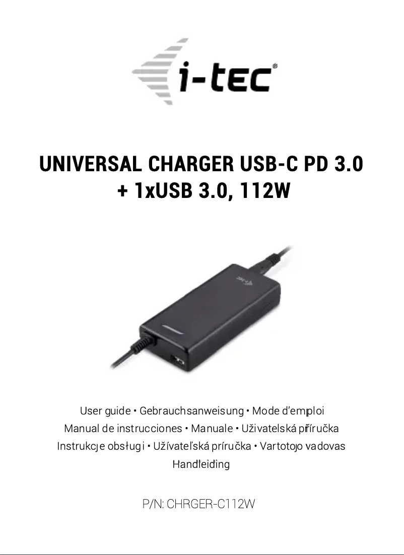 Página 1 del manual Manual de usuario i-TEC CHRGER-C112W