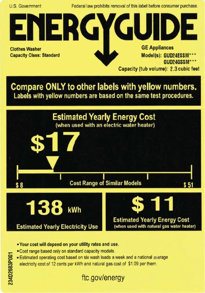 Image de la première page du manuel de l'appareil GUD24GSSMWW