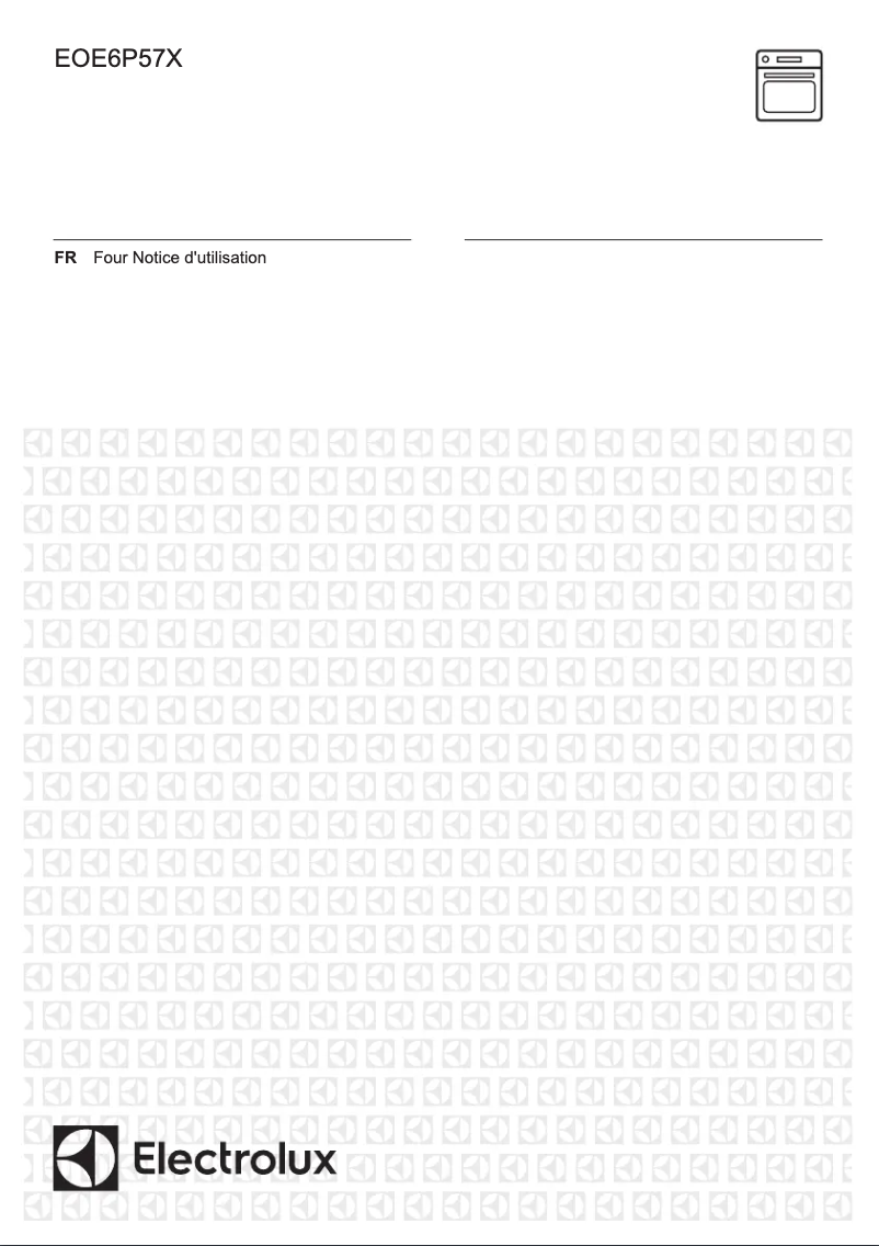 Page n°1 - Manuel utilisateur Electrolux EOE6P57X