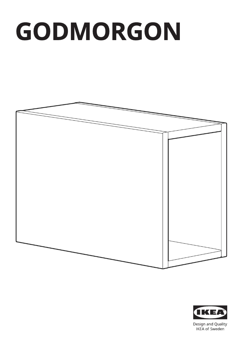 Image de la première page du manuel de l'appareil GODMORGON 504.927.50