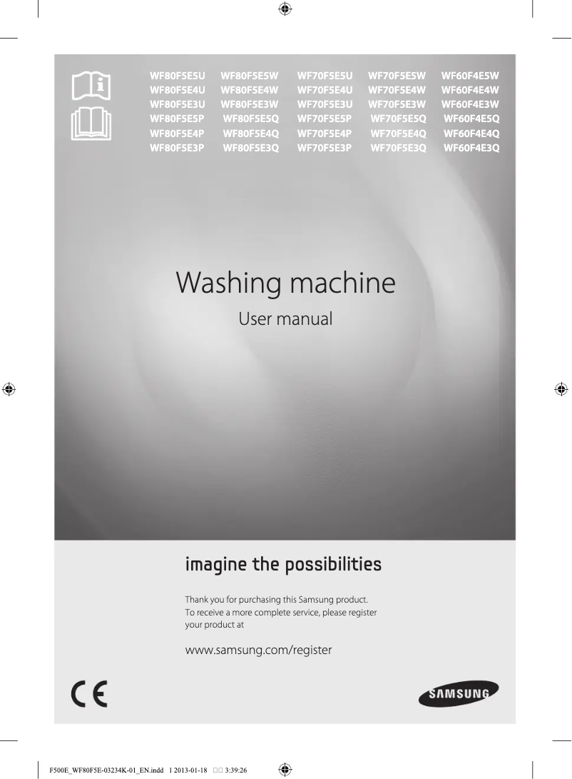 Image de la première page du manuel de l'appareil EcoBubble