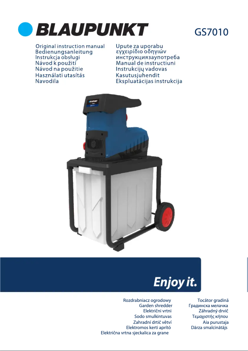 Page n°1 - Manuel utilisateur Blaupunkt GS7010